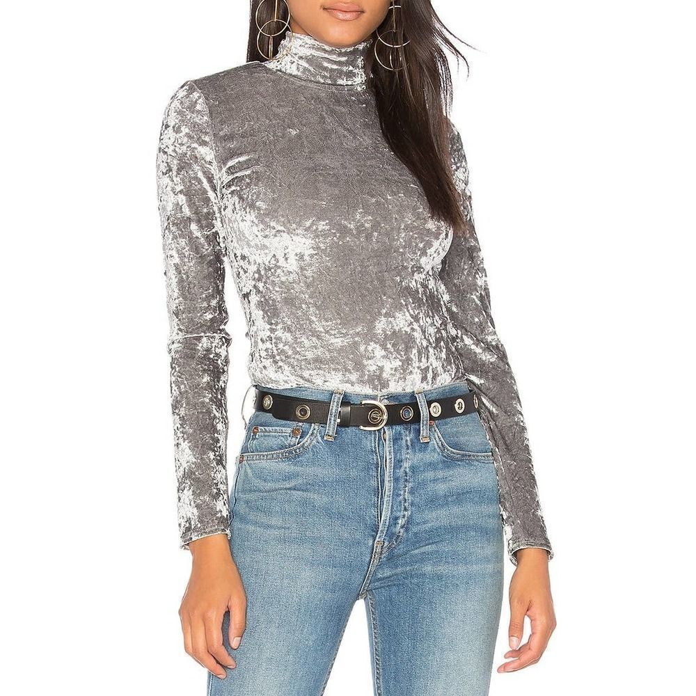 Revolve Central Park West  Ocean Drive Velvet Bodysuit